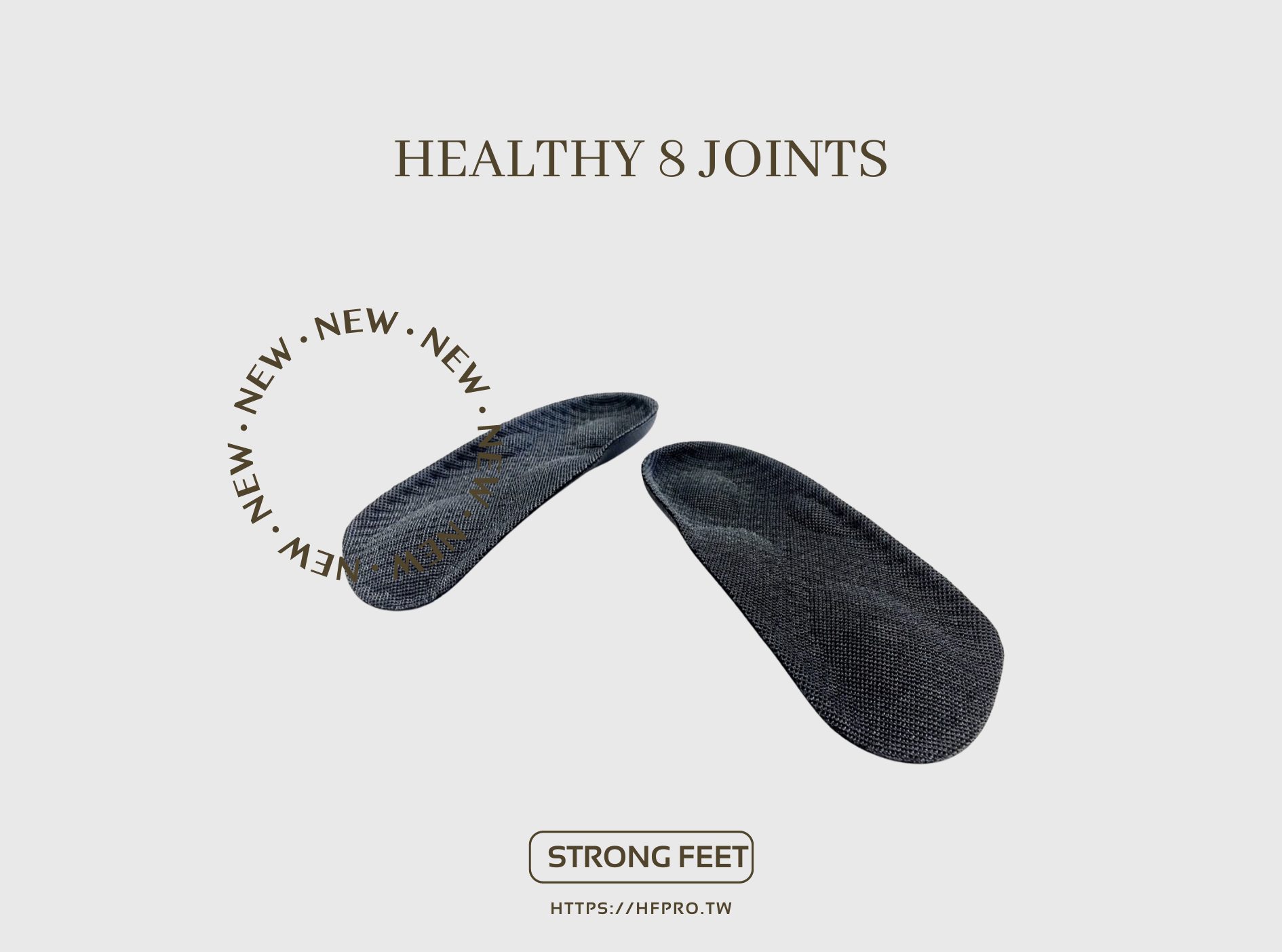 STRONG FEET  <br/>  Healthy Shoe-Pads -8 joints