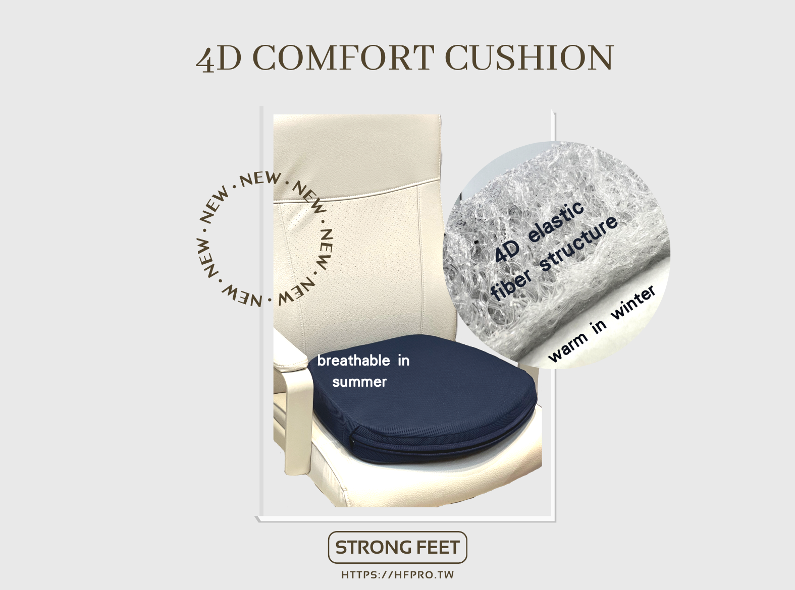 4D <br/> Comfort Seat Cushion 